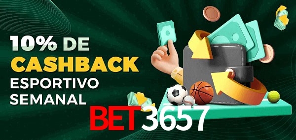 10% de bônus de cashback na bet3657